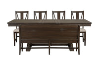 Westley Falls - Extendable Trestle Dining Table Set