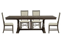 Westley Falls - Extendable Trestle Dining Table Set