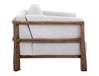 Roots - Armchair - Pearl Silver / Light Brown