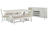 Heron Cove - Extendable Trestle Dining Table Set
