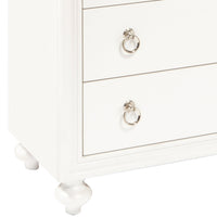 Bella White - 6-Drawer Chest - White