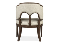 Jubilee - Upholstered Arm Chair (Set of 2) - Brown / White