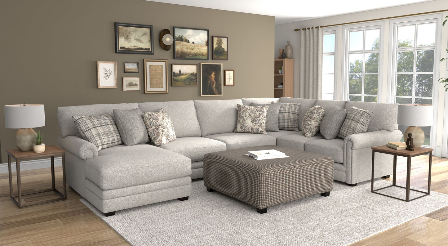 Livingston - Sectional With Comfort Coil Seating And Accent Pillows