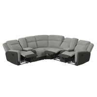 Hornet - 3 Piece Motion Sectional Set With Console And 2 Recliners