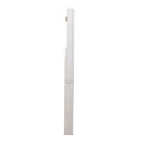 Mirage - King Travertine Panel Headboard - Wirebrushed White