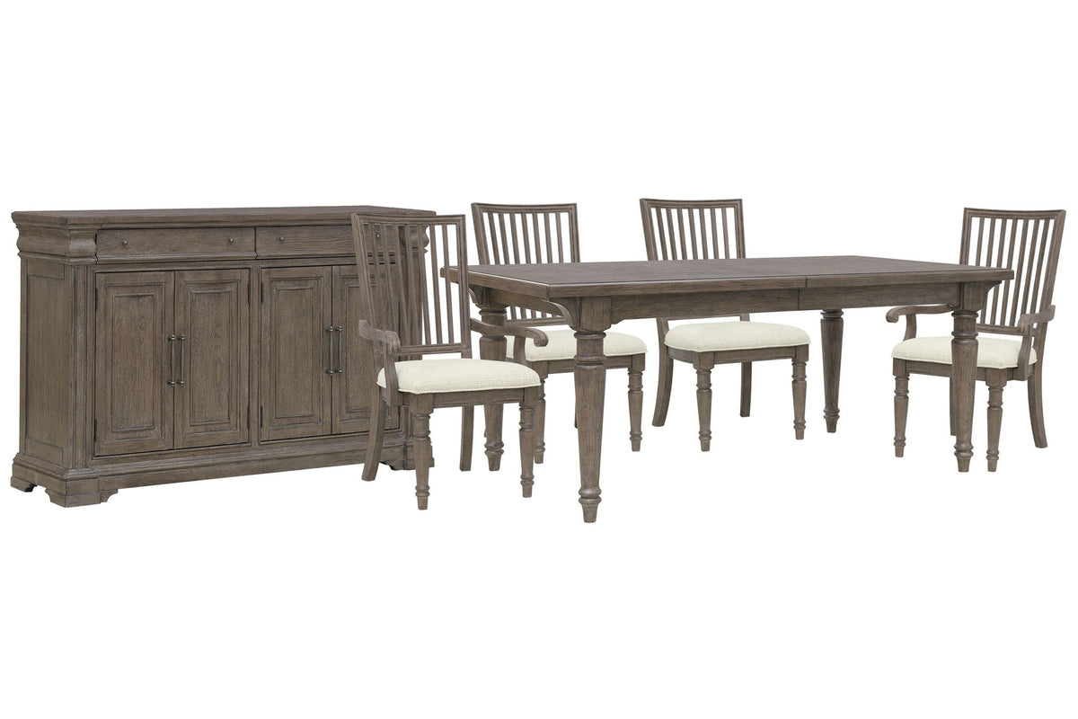 Madison Ridge - Extendable Leg Dining Table Set
