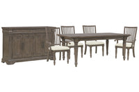 Madison Ridge - Extendable Leg Dining Table Set