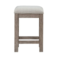 Skyview Lodge - Upholstered Console Stool - Light Brown