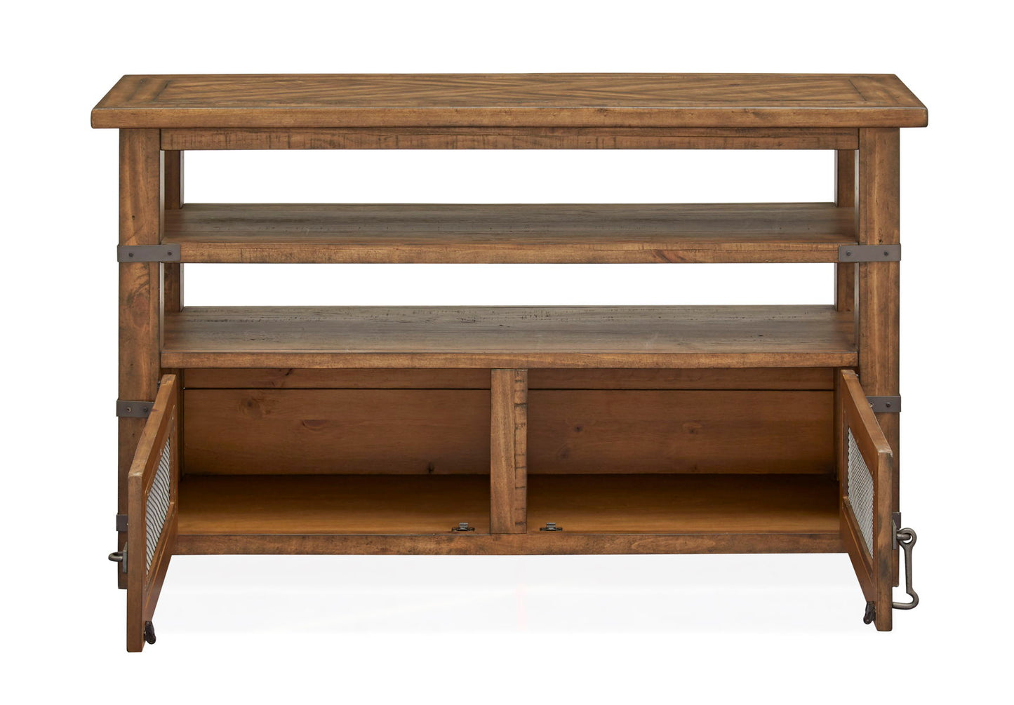 Chesterfield - Rectangular Sofa Table - Farmhouse Timber