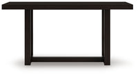 Neymorton - 5 Pc. - Rectangular Dining Room Counter Table, 4 Barstools - Dark Grayish Brown