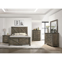 Maverick - Nightstand With USB - Gray