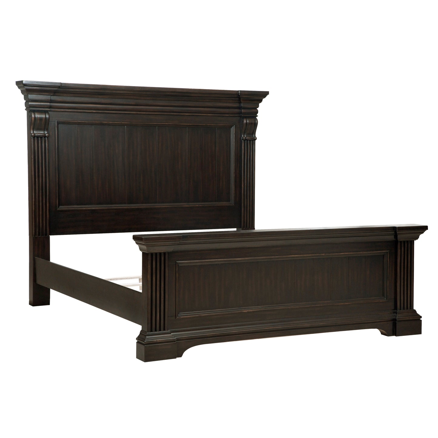 Caldwell - Traditional King Bed - Brown