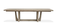 Braelyn - Extendable Trestle Dining Table - Dorian Gray