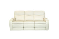 Gunner - Sofa Recliner With Power And Power Headrest - Almond