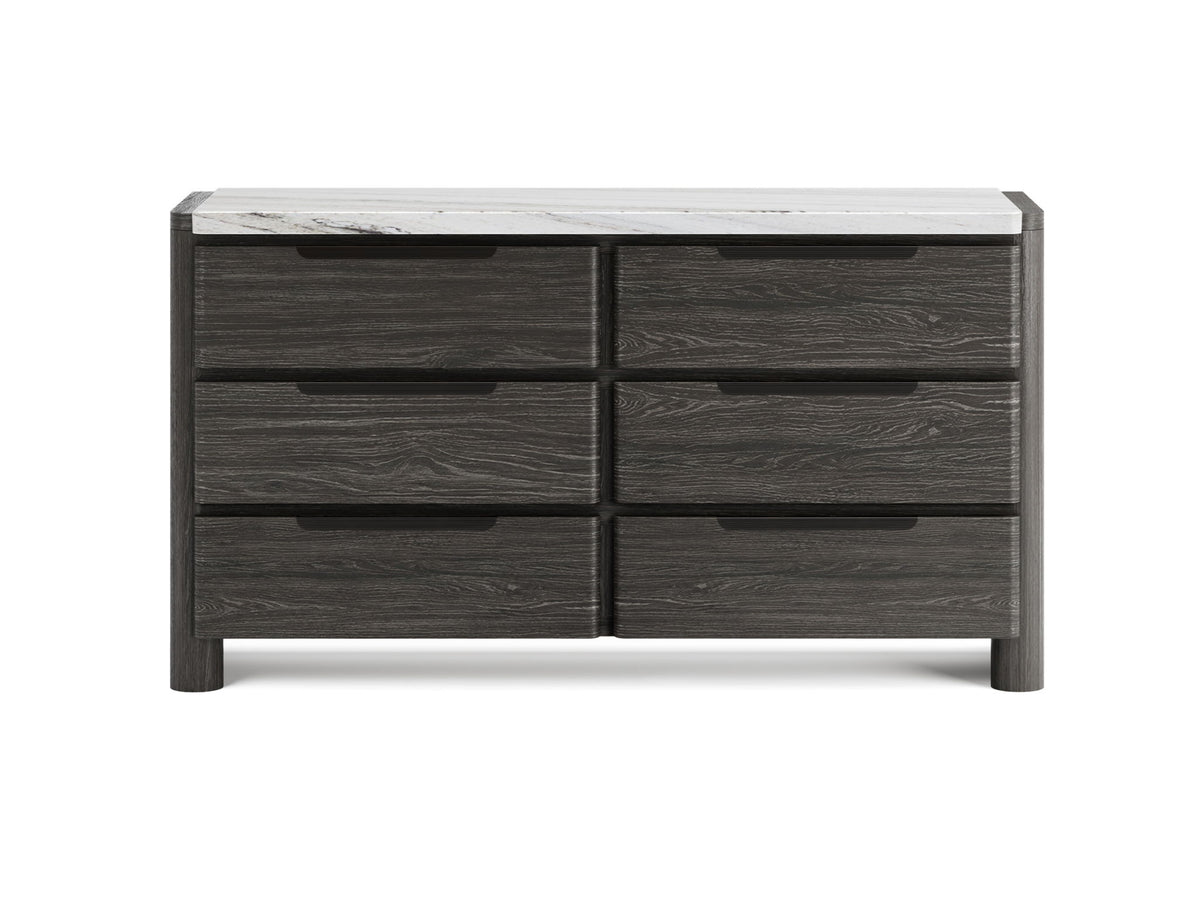 Keaton - Double Drawer Dresser - Black