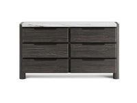 Keaton - Double Drawer Dresser - Black
