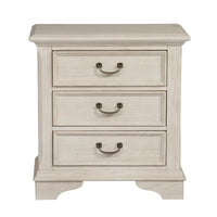 Bayside - 3 Drawer Nightstand - White