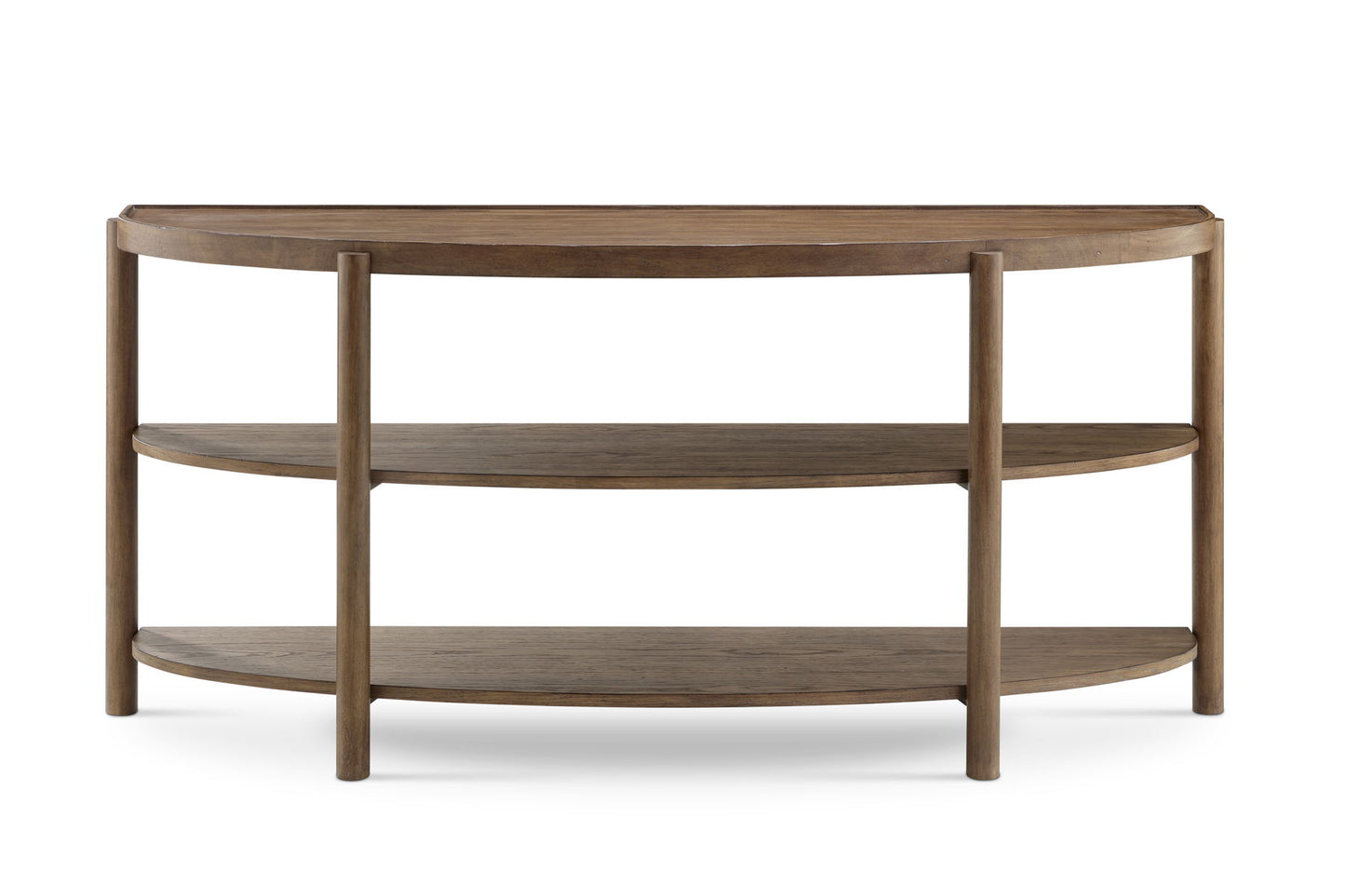 Hadleigh - Demilune Sofa Table - Honey