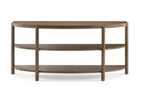 Hadleigh - Demilune Sofa Table - Honey