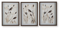 Honslow - Brown / Black / White - Wall Art Set (Set of 3)