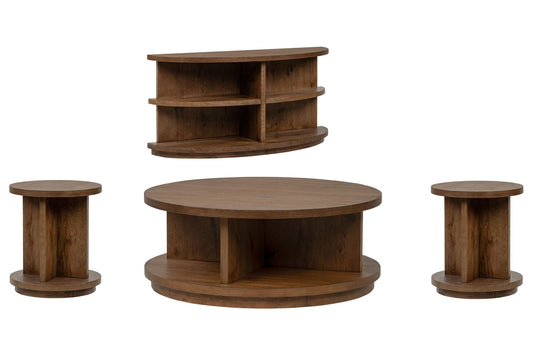 Oswald - Round Cocktail Table Set