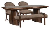 Belville - Extendable Trestle Dining Table Set