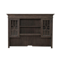 Paradise Valley - Executive Credenza Hutch - Saddle Brown