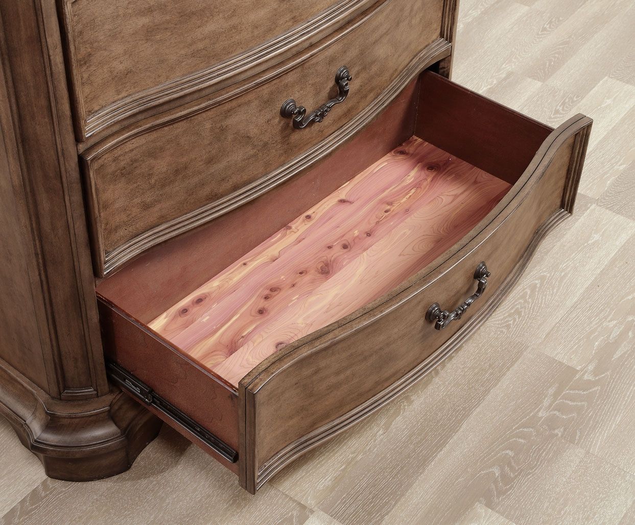 B1495J - Wood Chest - Light Sandstone