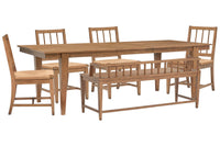 Lindon - Extendable Rectangular Dining Table Set