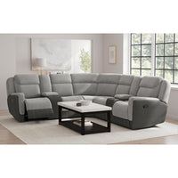 Hornet - 3 Piece Motion Sectional Set With Console And 2 Recliners