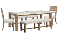 Plum Creek - 5 Piece Rectangular Dining Table Set