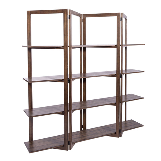 Lennox - Open Bookcase - Dark Brown