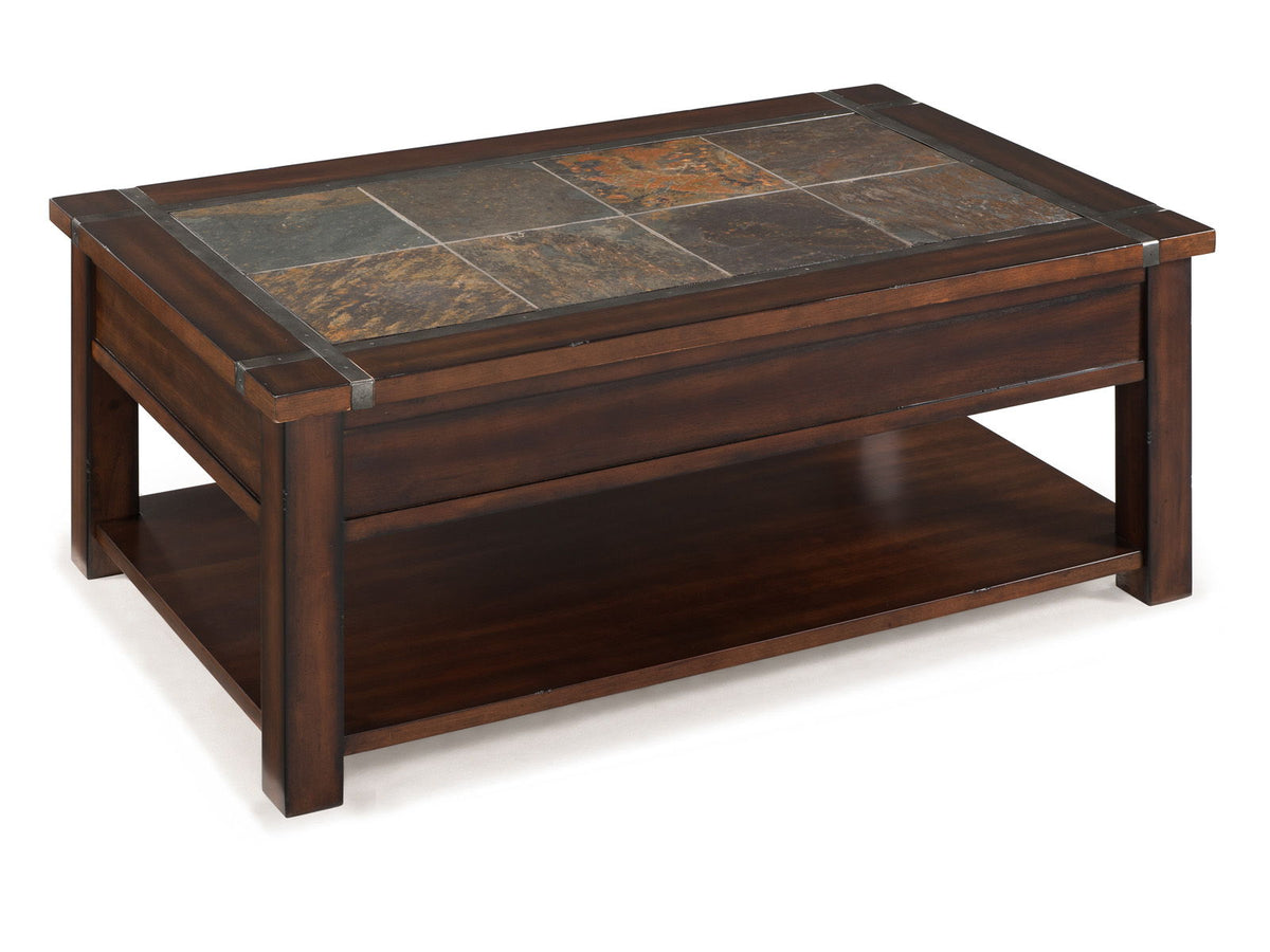 Roanoke - Rectangular Lift Top Cocktail Table Set