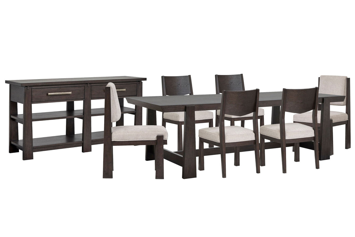 Tauren - Trestle Dining Table Set