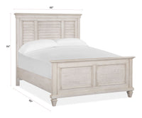 Newport - Shutter Panel Bed