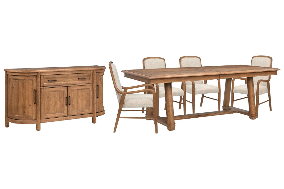 Woodward - Trestle Extendable Dining Table Set