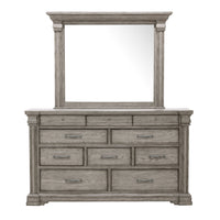 Madison Ridge - Framed Dresser Mirror - Heritage Taupe