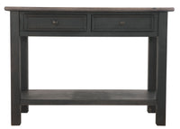 Tyler - Grayish Brown / Black - Sofa Table