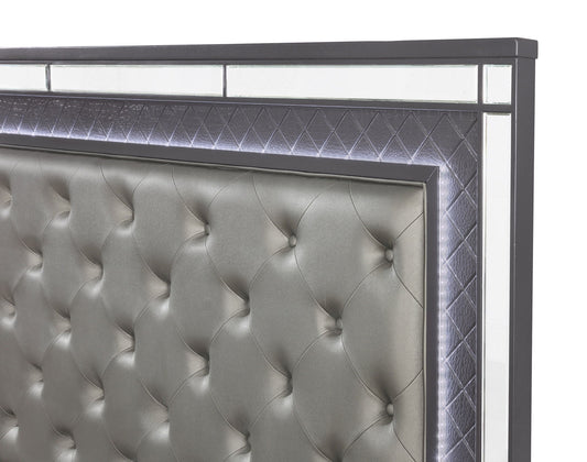Refino - Bedroom Set - Gunmetal