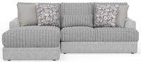 Titan - 2 Piece Sofa Chaise With Comfort Coil Seating (Left Side Facing Chaise) - Moonstruck