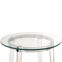 Lucinda - 24.5" End Table - Chrome