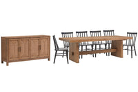 Lindon - Trestle Dining Table Set