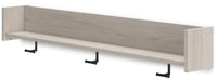 Socalle - Light Natural - Wall Mounted Coat Rack w/Shelf