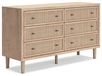 Cielden - Two-Tone - Six Drawer Dresser