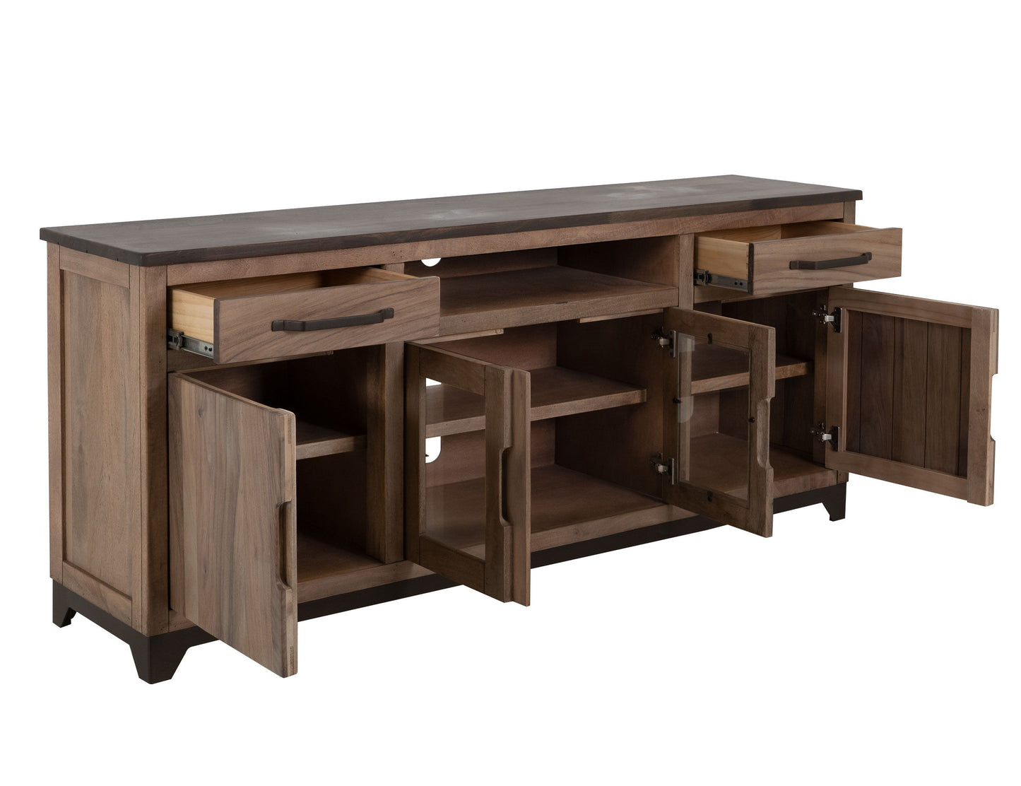 Natural Parota - TV Stand - Rich Brown