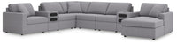 Modmax - U-Shaped Sectional - Granite