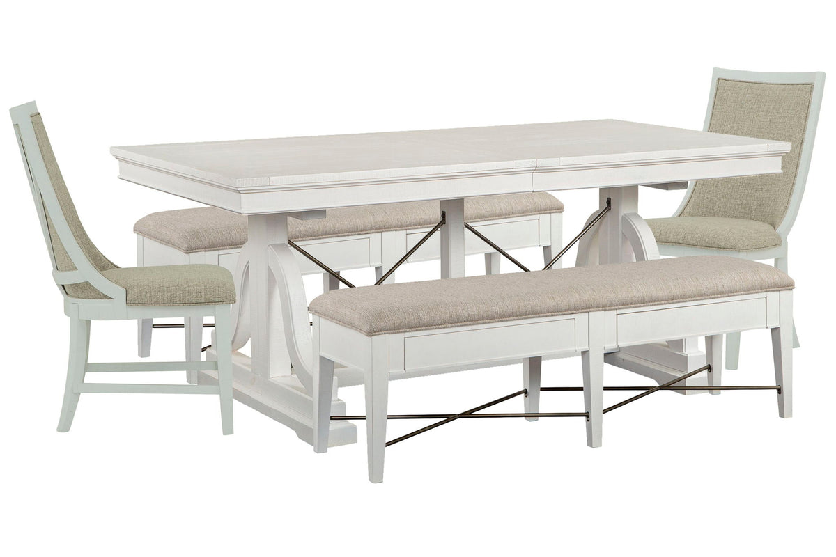 Heron Cove - Extendable Trestle Dining Table Set