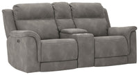 Next-Gen Durapella - Reclining Power Loveseat With Console