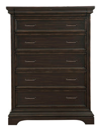 Caldwell - 6 Drawer Chest - Smoked Molasses