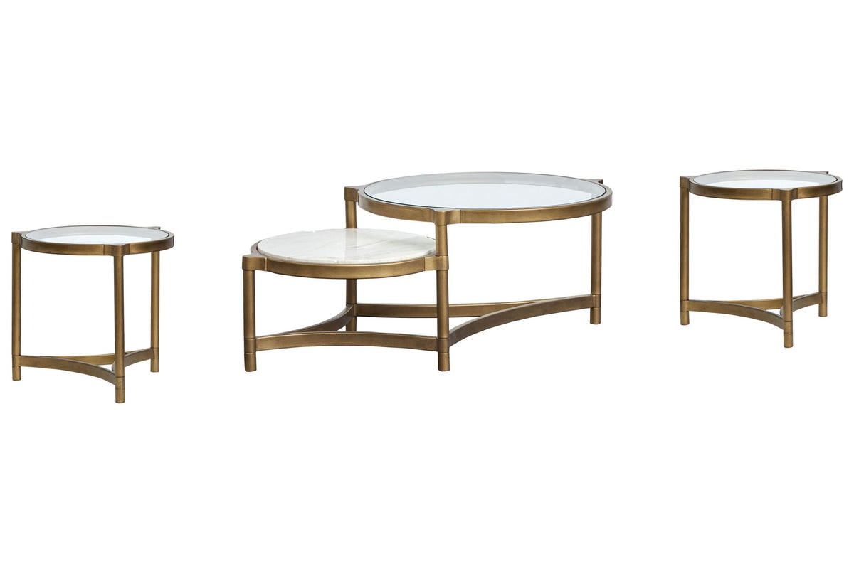 Cassidy - Shaped Cocktail Table Set